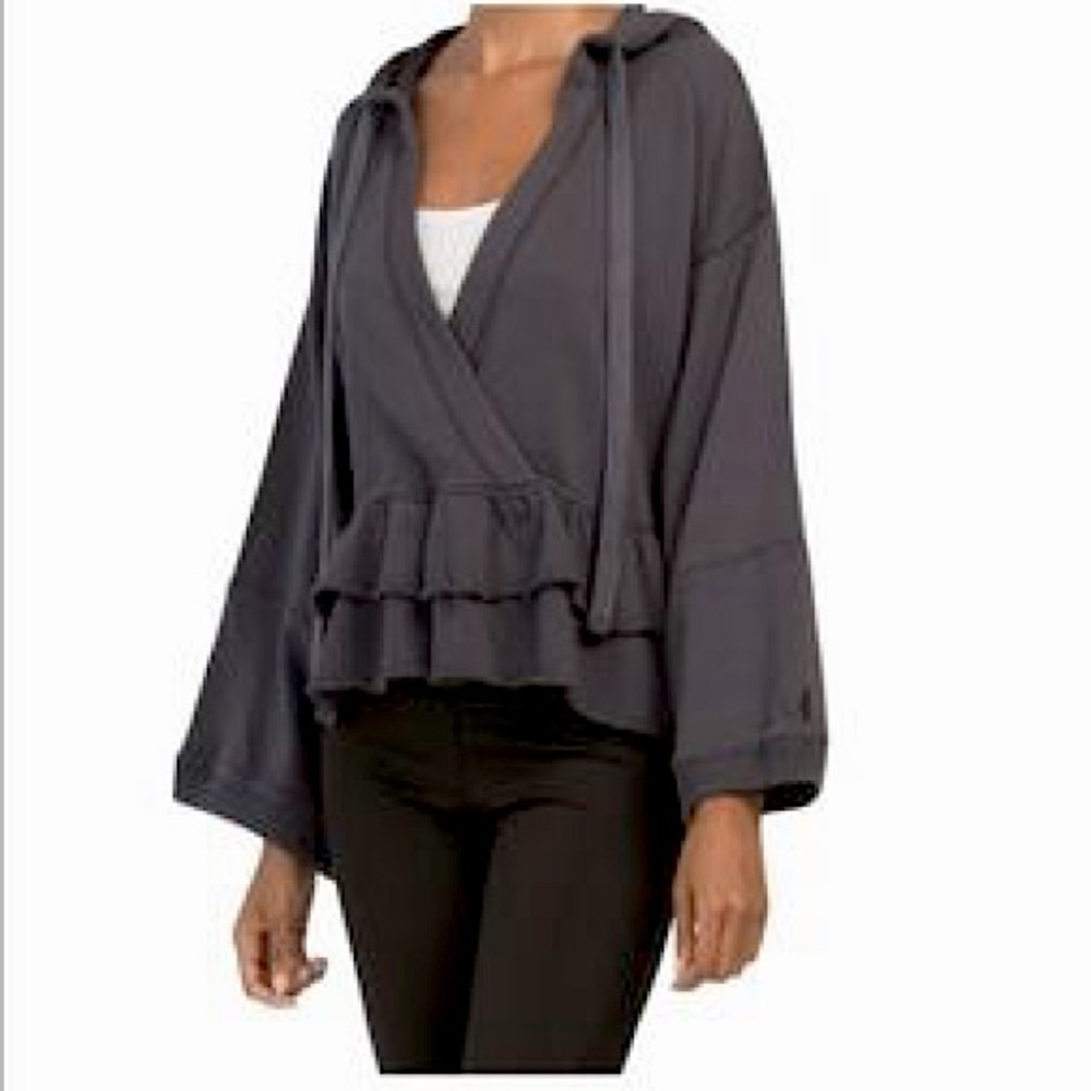 Free People Movement Side Swept Hoodie